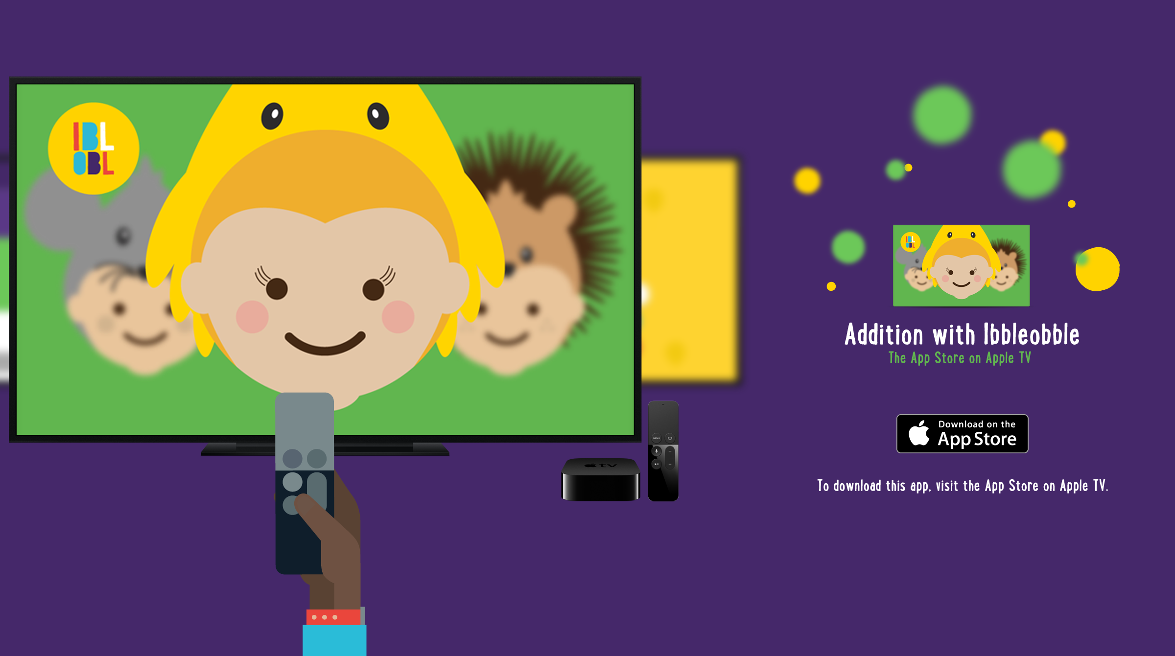 Ibbleobble educational Apps on Apple TV | Ibbleobble